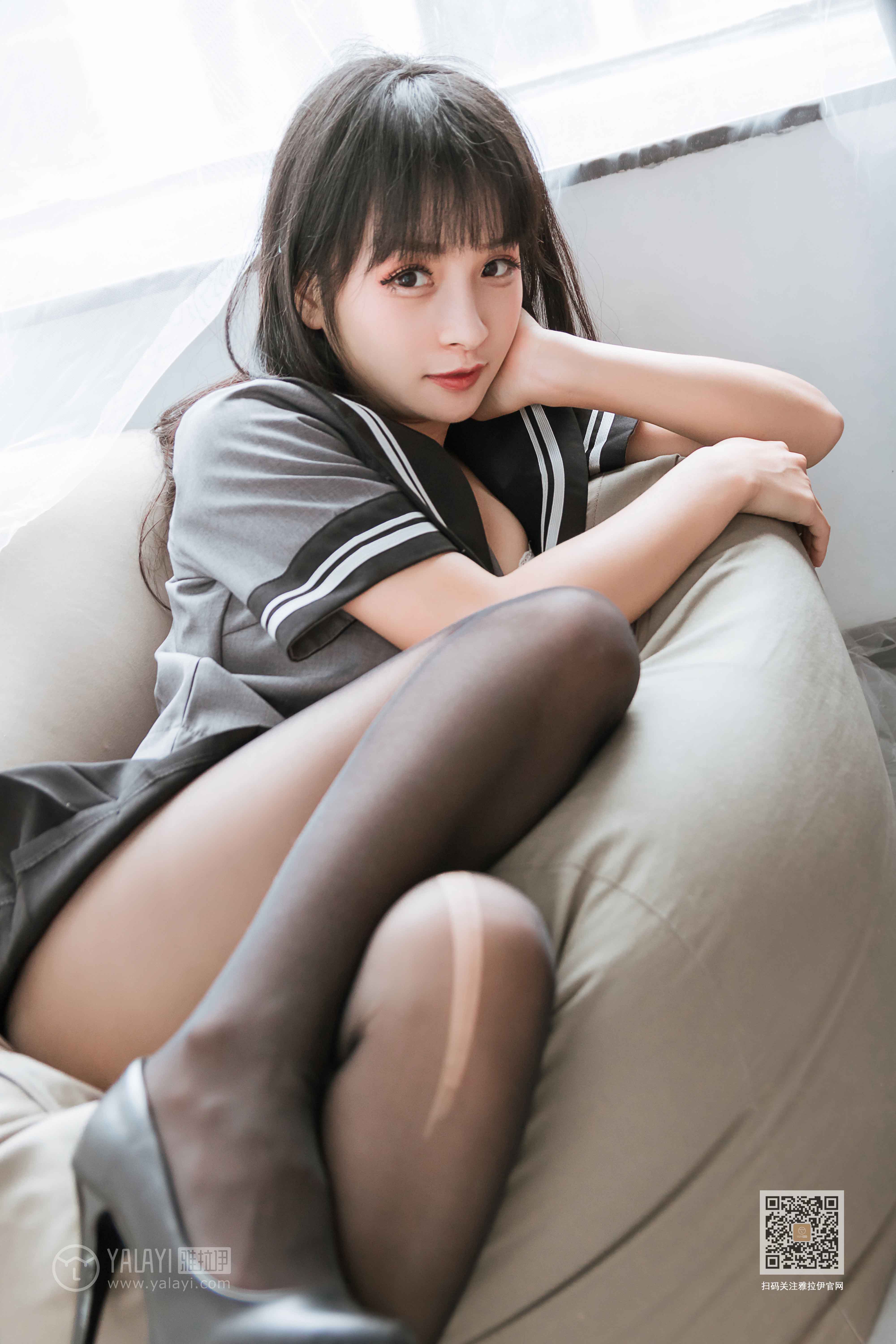 [YALAYI雅拉伊]2020.04.10Y601艾丽《疯狂的jk学妹》插图8